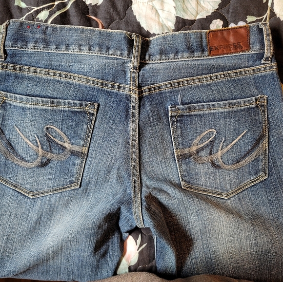 Express, Eva Boot cut Jeans Size 4r - Picture 3 of 7